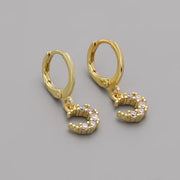 Boucles d'oreilles Lune pour femmes