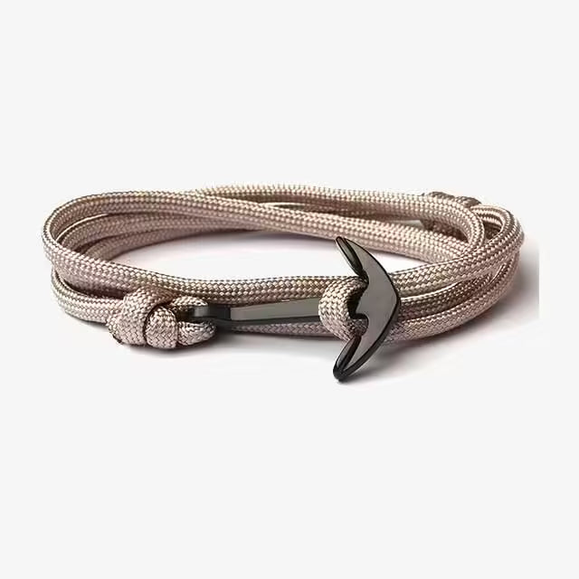 Bracelet homme en corde d'ancre multicouche en nylon (EGBT268)
