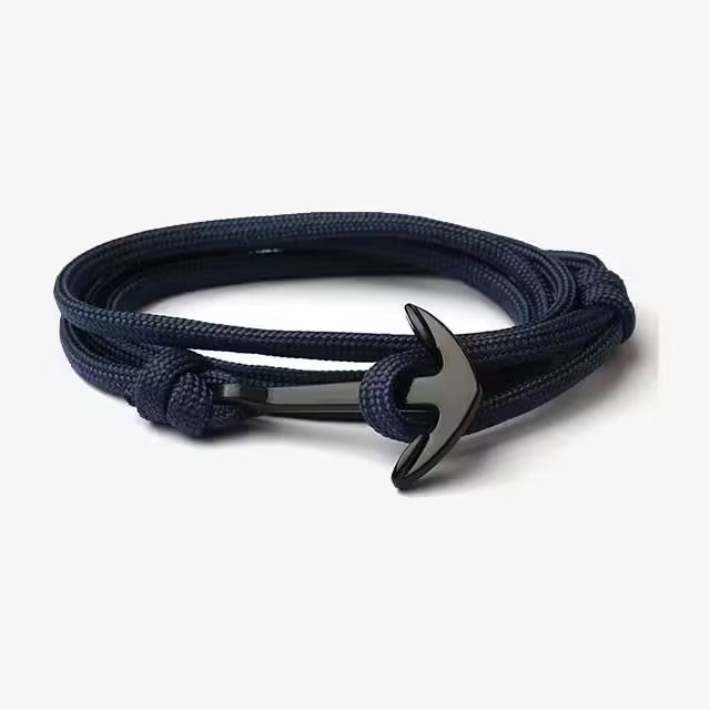 Multilayer Nylon Anchor Rope Men Bracelet (EGBT268)