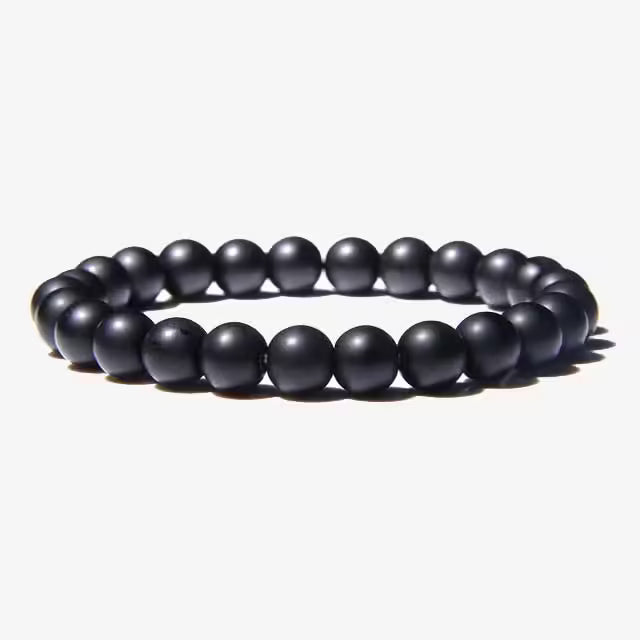Natural Lava Rock Stone Beaded Men and Women Bracelet (EGBT276)