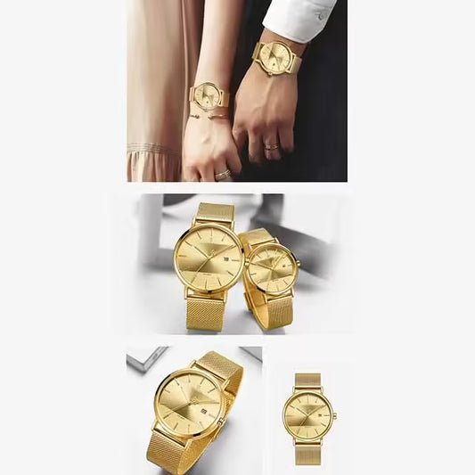 NAVIFORCE Couple Stainless Steel Watch (NV3008)