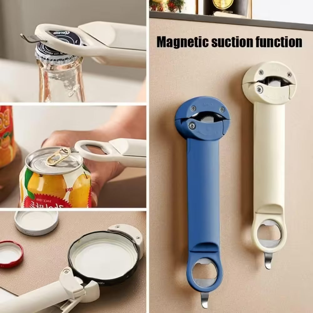 Nouveau décapsuleur magnétique multifonction trois en un