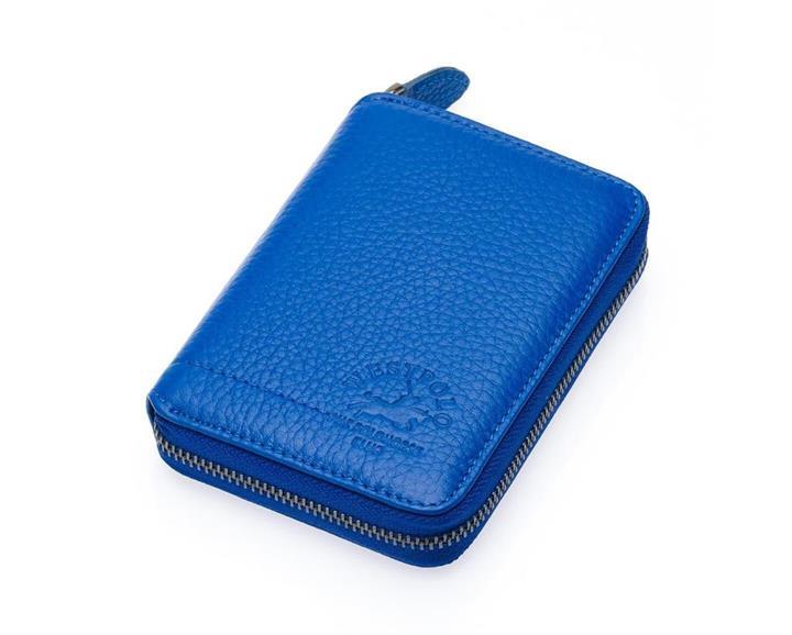 Westpolo Vega Big Card Holder Zippered Unisex Genuine Leather Wallet (1695)