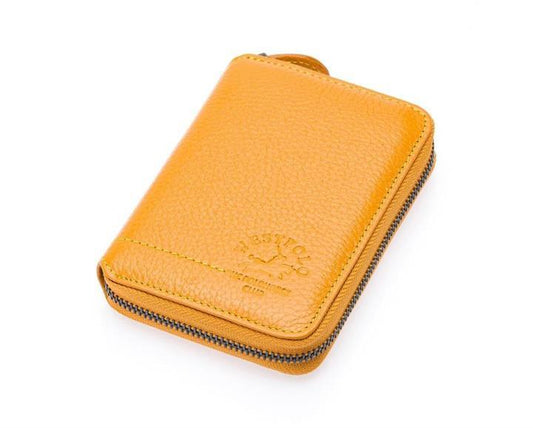 Westpolo Vega Big Card Holder Zippered Unisex Genuine Leather Wallet (1695)
