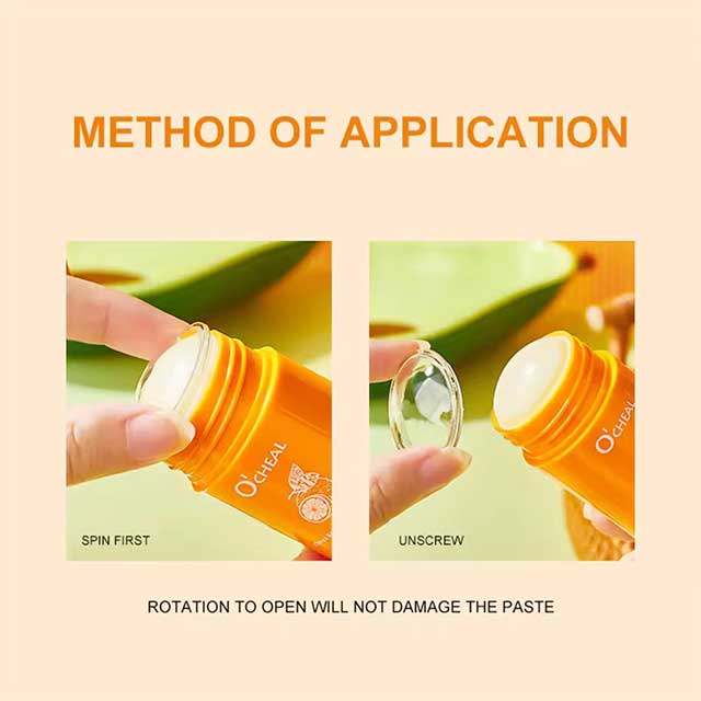 Ocheal Portable Avocado Makeup Remover Stick - Deep Cleansing Balm Gel Cream for Lip Makeup Removal & Moisturizing Skin