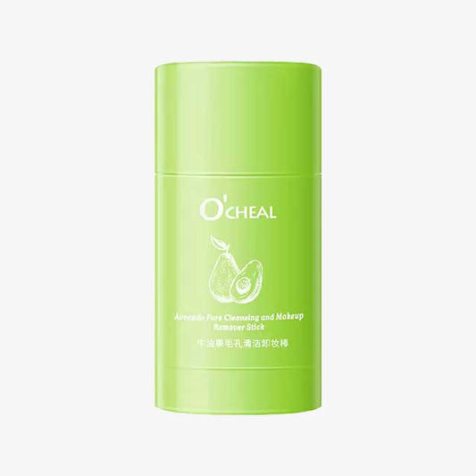 Ocheal Portable Avocado Makeup Remover Stick - Deep Cleansing Balm Gel Cream for Lip Makeup Removal & Moisturizing Skin