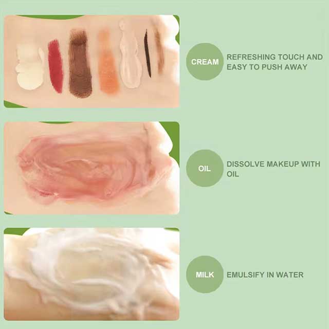 Ocheal Portable Avocado Makeup Remover Stick - Deep Cleansing Balm Gel Cream for Lip Makeup Removal & Moisturizing Skin