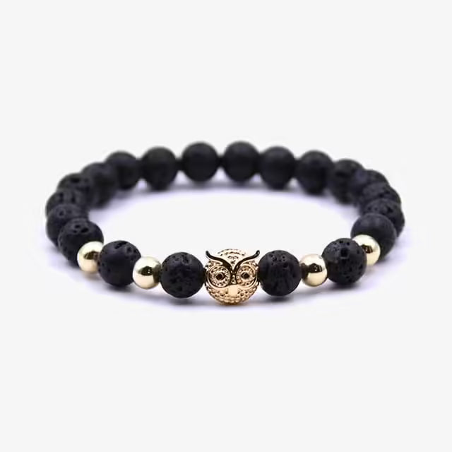 Owl Head Beads Bracelet (EGBT086)