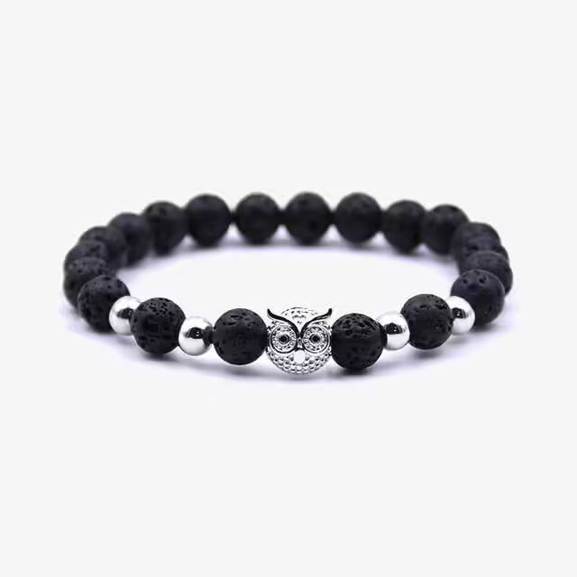Owl Head Beads Bracelet (EGBT086)