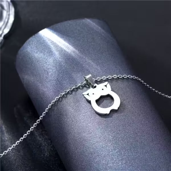 Owl Shape Pendant Women Necklace(EGN166)