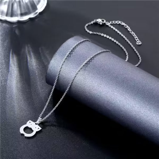 Owl Shape Pendant Women Necklace(EGN166)