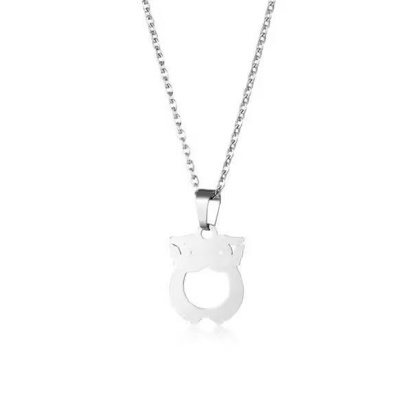 Owl Shape Pendant Women Necklace(EGN166)