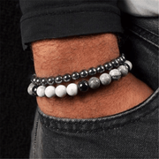 Plain 2pcs Bracelet Set (EGBT225)
