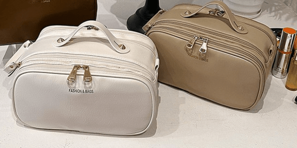 Premium PU Leather Travel Cosmetic Bag (EGB218)