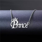 "Prince" Pendant Men Stainless Steel Necklace (EGN083)