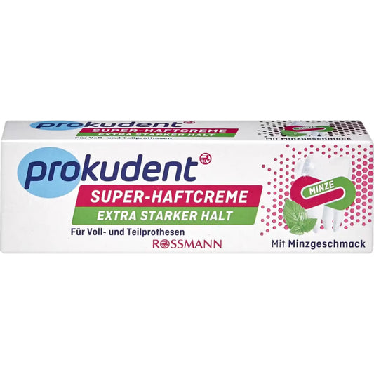 procudentSuper adhesive mint extra strongmedical device40g