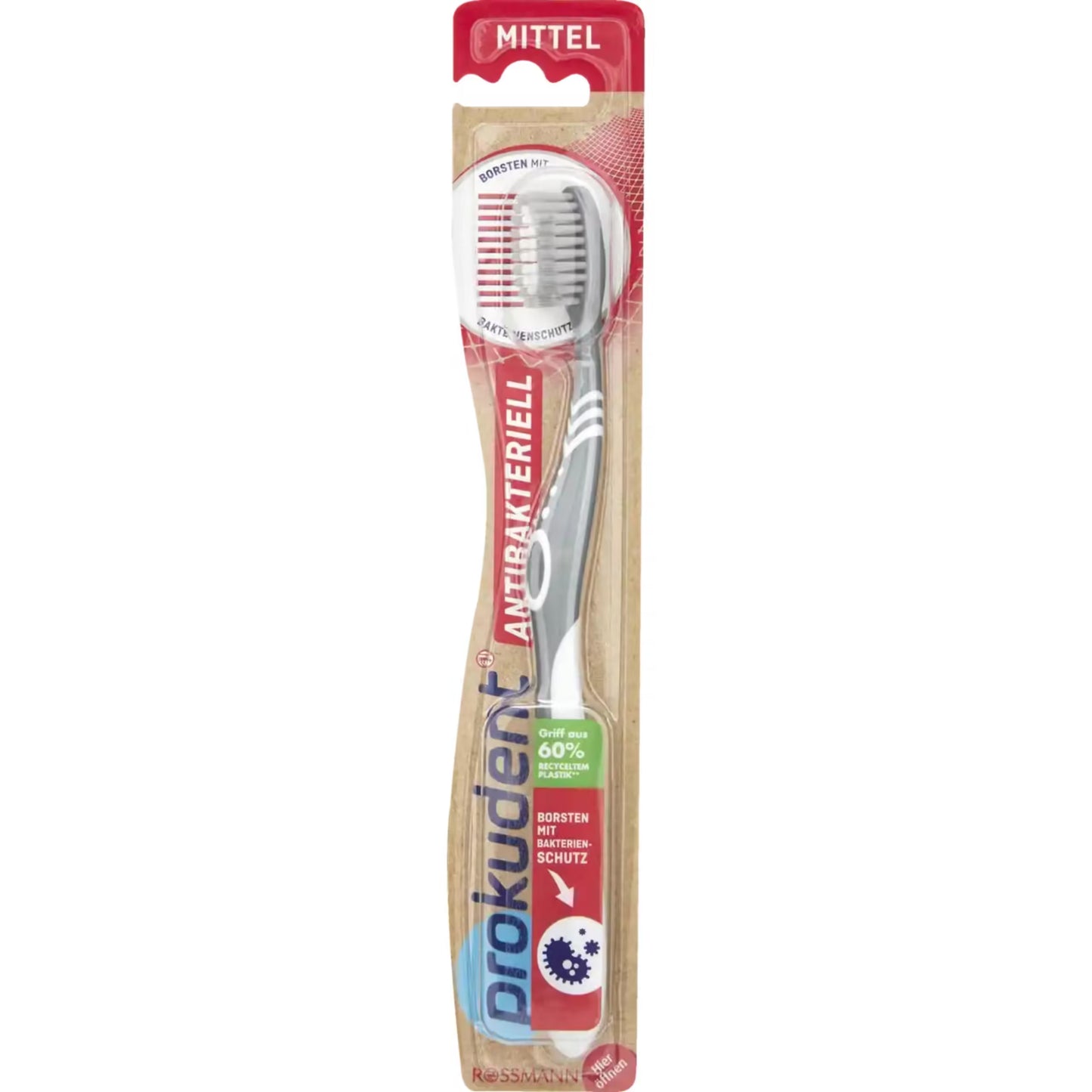 procudentToothbrush antibacterial medium1 piece
