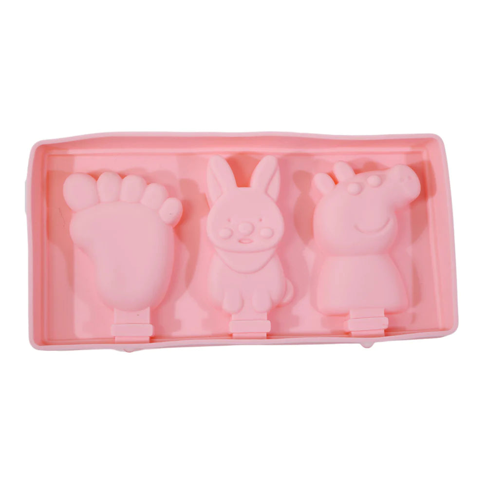 Moule à glace en silicone avec couvercle et bâtonnets – Machine à sucettes glacées DIY pour enfants et friandises glacées maison