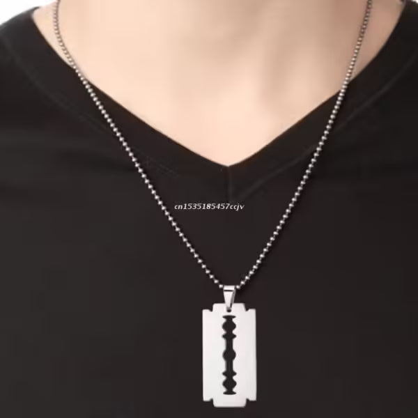 قلادة شفرة الحلاقة للرجال (EGN085)