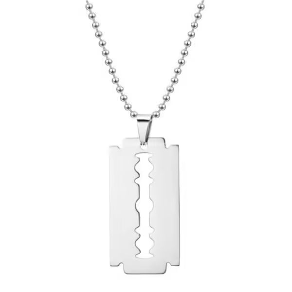 قلادة شفرة الحلاقة للرجال (EGN085)