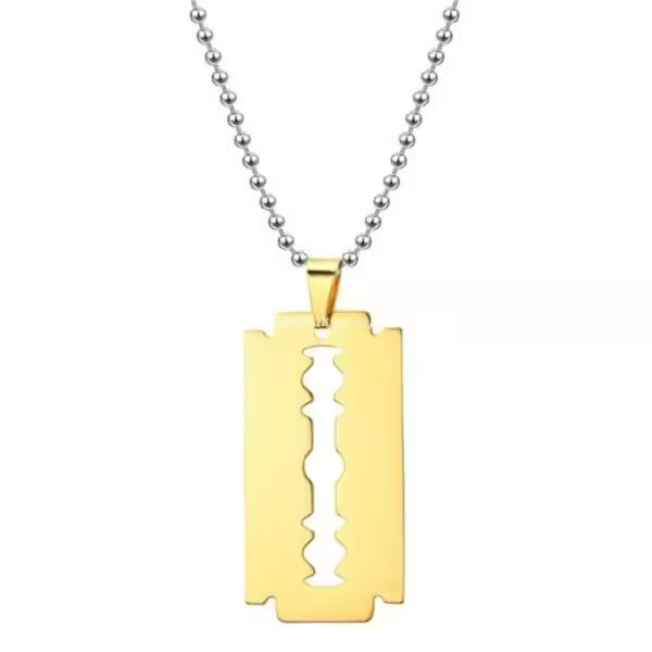 قلادة شفرة الحلاقة للرجال (EGN085)