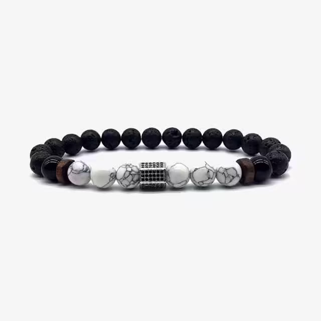 Bracelet de perles en forme de cube rectangulaire (EGBT265) 