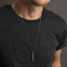Rectangular shape pendant men necklace (EGN118)