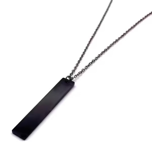 Rectangular shape pendant men necklace (EGN118)