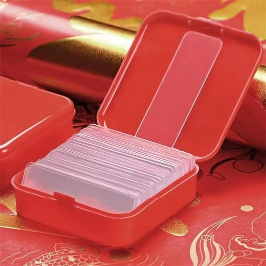 Ruban adhésif transparent double face réutilisable