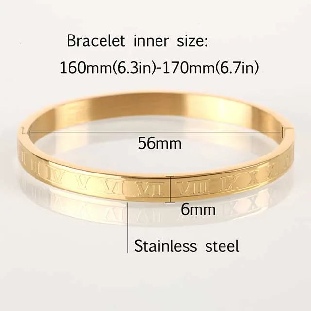 roman numeral stainless steel bracelet egbt351 gallery img 4  jpg