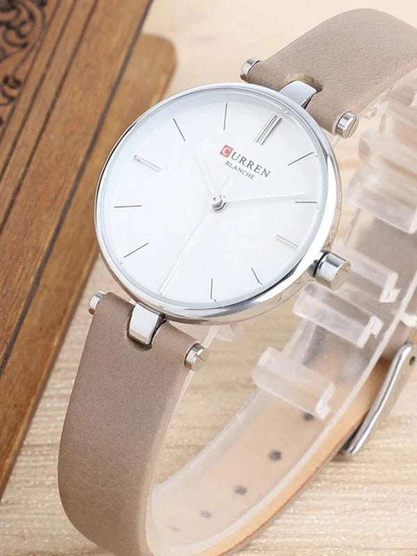 CURREN Women's Leather Straps Watch CU9038