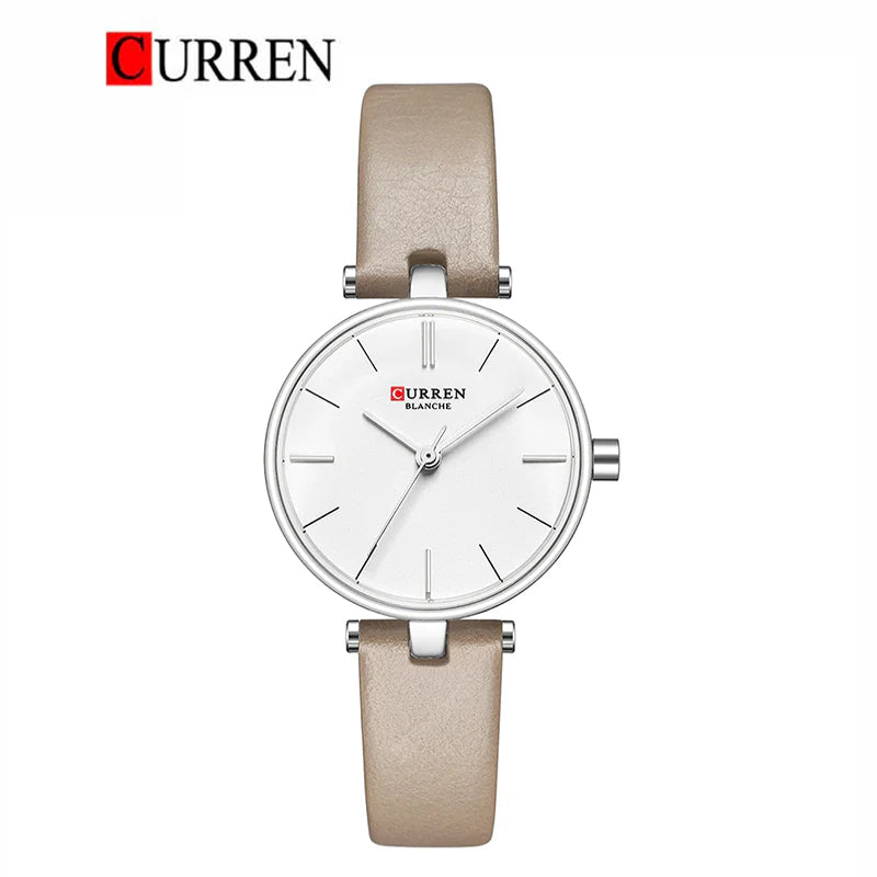 CURREN Women's Leather Straps Watch CU9038