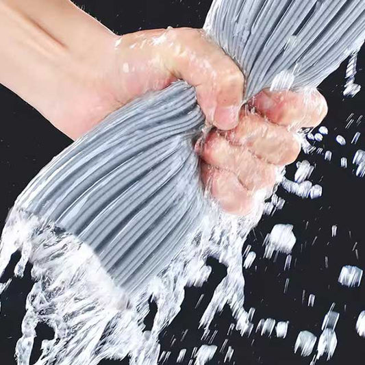 Self-Draining Squeeze Collodion Mop - Wood Floor & Tile Spin Cleaner for Walls, Ceilings & Household Cleaning