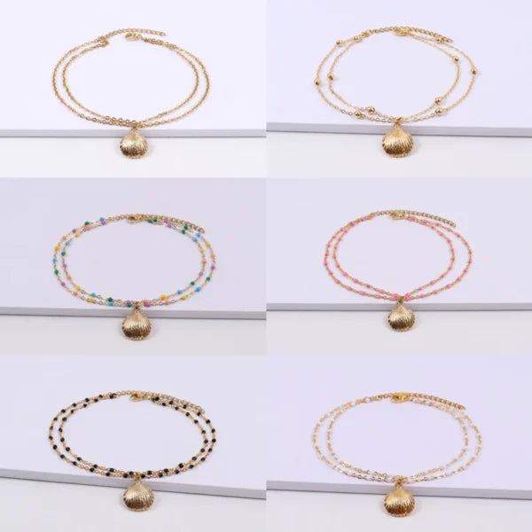 shell pendant women ankletegnan001 gallery img 6