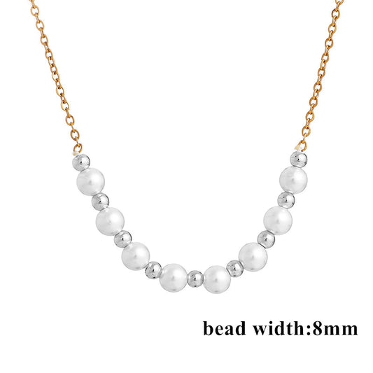 قلادة نسائية بسيطة بسلسلة وصل (EGN210)