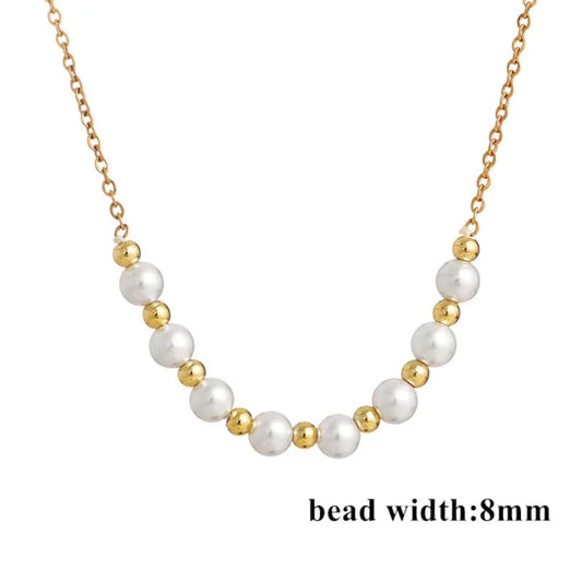 قلادة نسائية بسيطة بسلسلة وصل (EGN210)