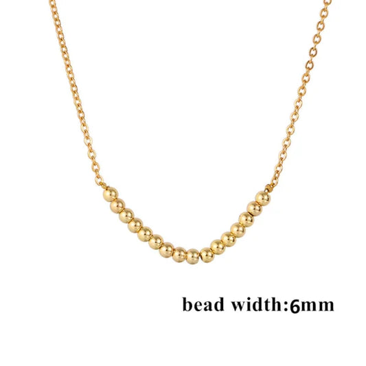 قلادة نسائية بسيطة بسلسلة وصل (EGN210)