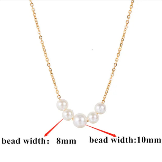 قلادة نسائية بسيطة بسلسلة وصل (EGN210)