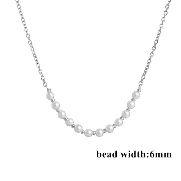 قلادة نسائية بسيطة بسلسلة وصل (EGN210)