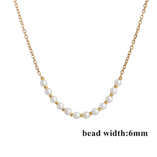 قلادة نسائية بسيطة بسلسلة وصل (EGN210)