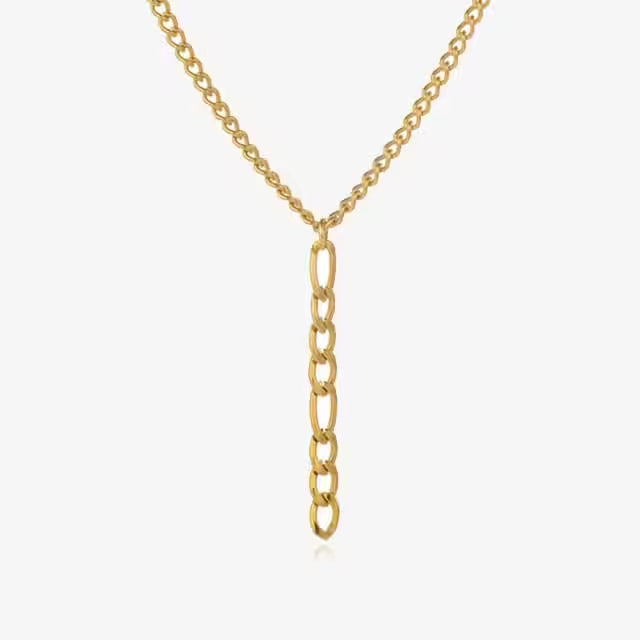 Simple Chain Pendant Men Necklace (EGN222)