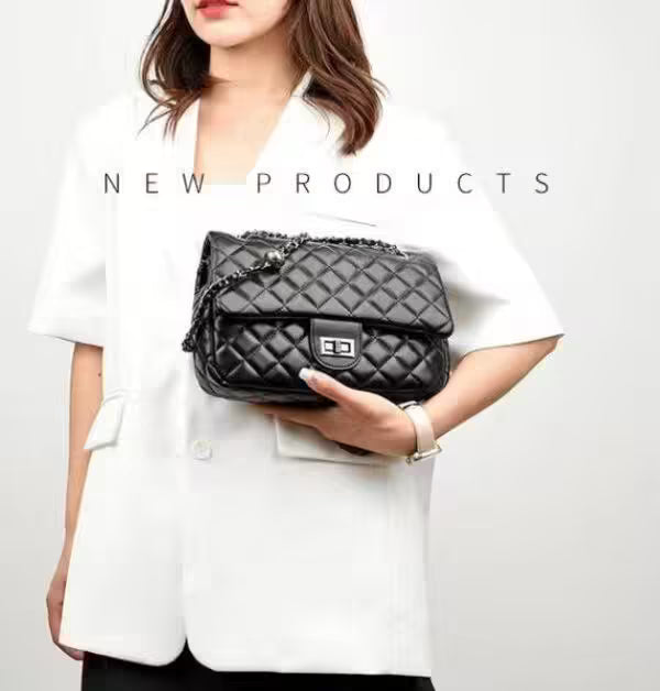 Simple Classic PU Leather Women Bag (EGB180)