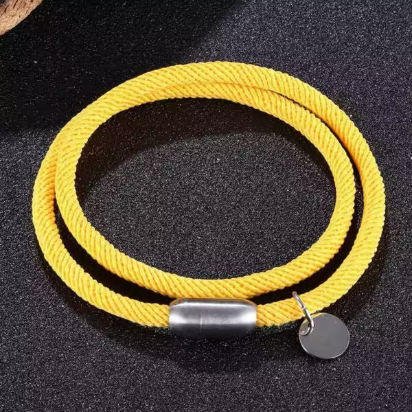 Bracelet simple à fermoir magnétique en argent (EGBT076) 