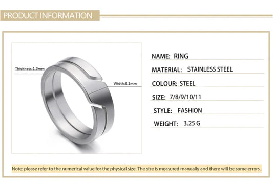 simple stainless steel unisex ring egr010 gallery img 13