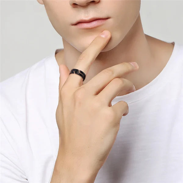 simple stainless steel unisex ring egr010 gallery img 17