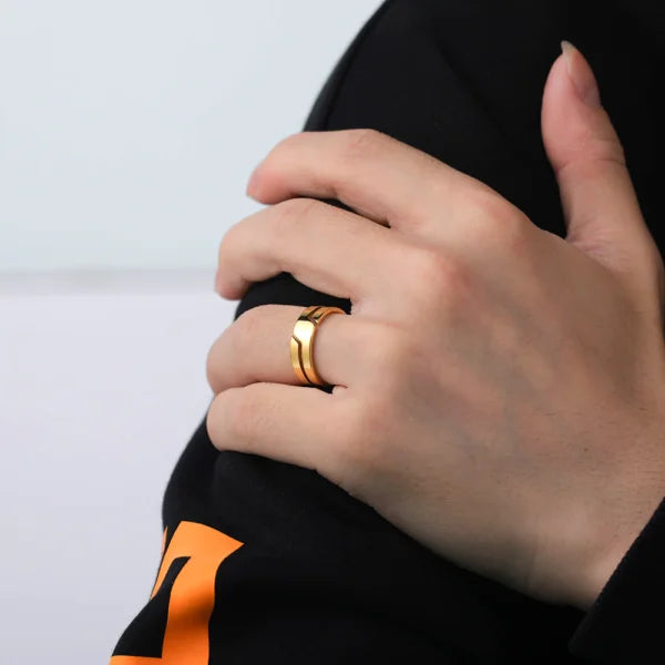 simple stainless steel unisex ring egr010 gallery img 6