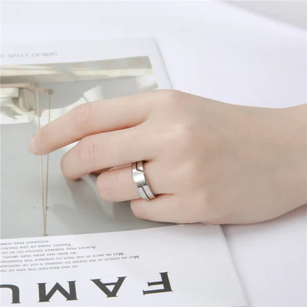 simple stainless steel unisex ring egr010 gallery img 7