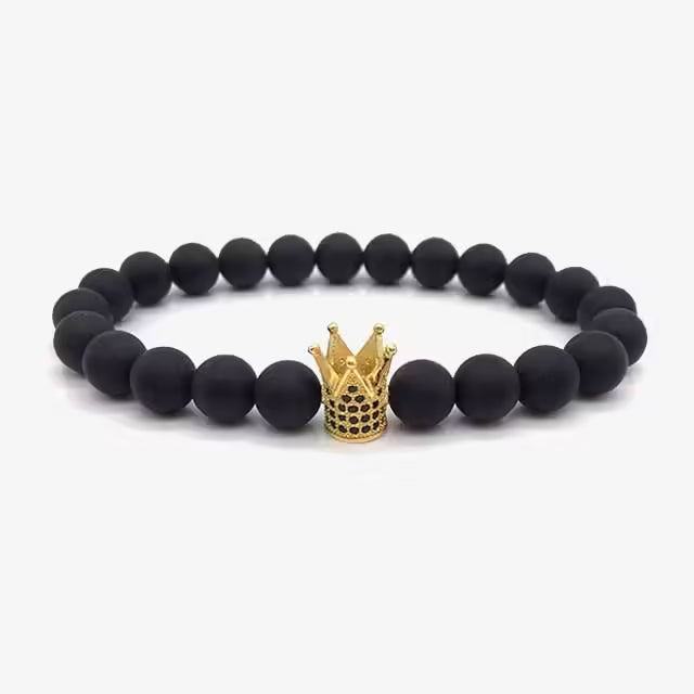 Bracelet à perles à couronne unique (EGBT047)