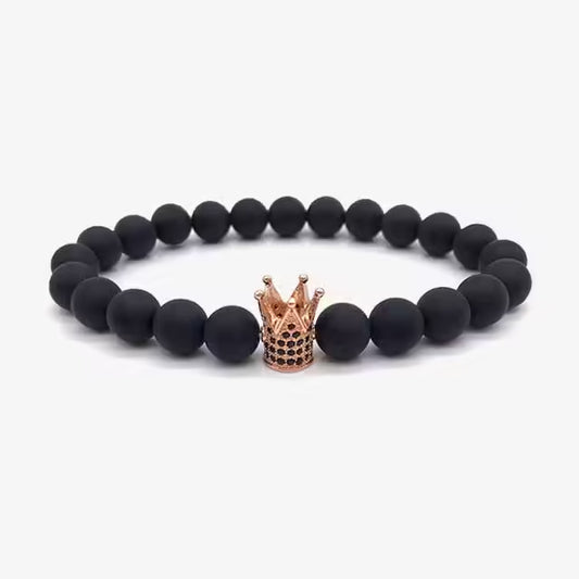 Bracelet à perles à couronne unique (EGBT047)