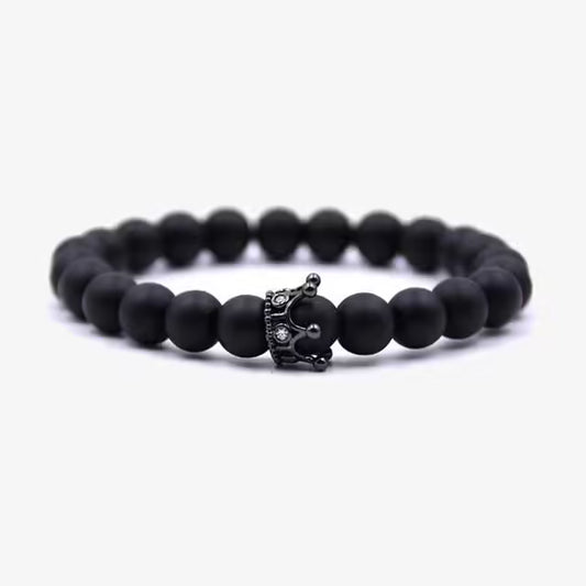 Bracelet à perles à couronne unique (EGBT123) 